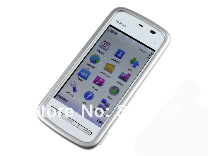 Refurbished smartphone Nokia 5230 GPS 3G 3.2&quot; Bluetooth JAVA 2MP Unlocked Mobile Phone