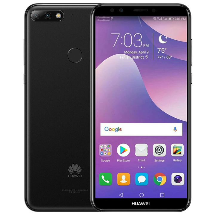 Refurbished Huawei Y7 Prime (2018) , 32GB/64GB -5.99 fullscreMP-Dual SIM-3000mAh- Smartphoneen-13+8