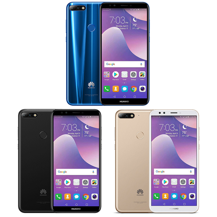 Refurbished Huawei Y7 Prime (2018) , 32GB/64GB -5.99 fullscreMP-Dual SIM-3000mAh- Smartphoneen-13+8