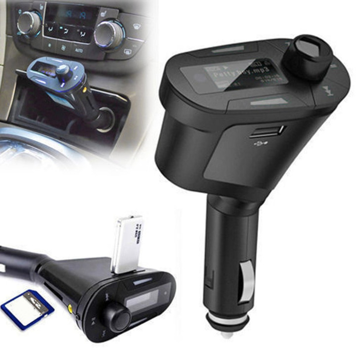 15&quot; Car Kit MP3 Music Player Wireless FM Transmitter Radio Modulator With USB MMC Remote Control