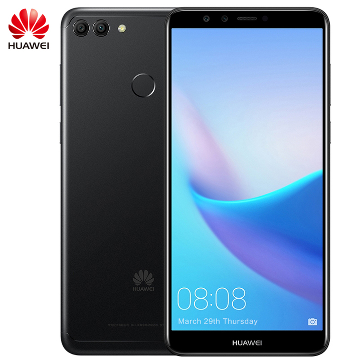 Refurbished HUAWEI Y9（2018） 5.93&apos;&apos; 4G+64G/128GB Android 8.0 Mobile Phone 4000mAh  4 Cameras