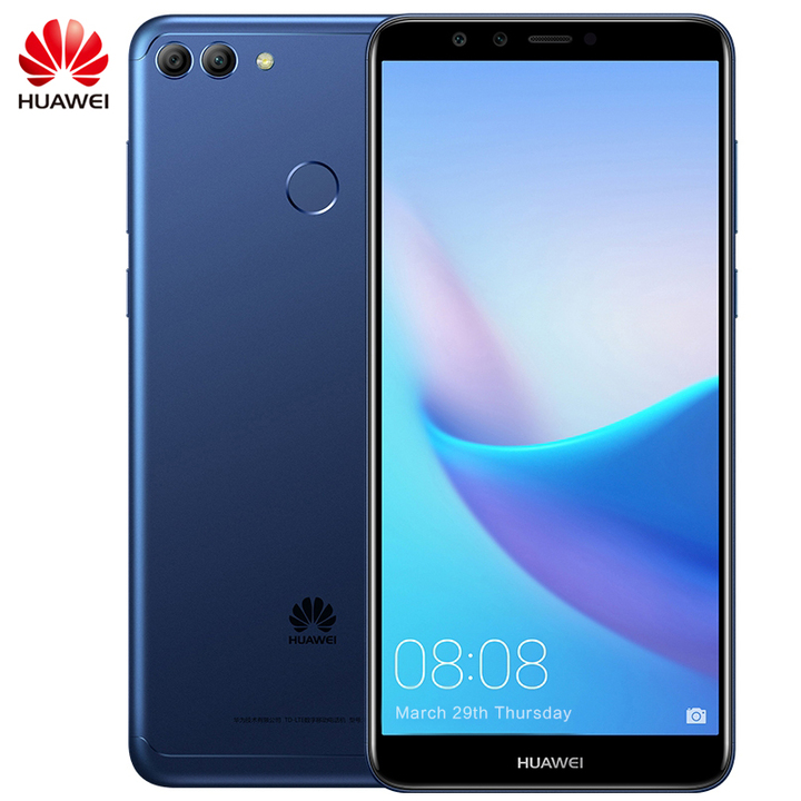Refurbished HUAWEI Y9（2018） 5.93&apos;&apos; 4G+64G/128GB Android 8.0 Mobile Phone 4000mAh  4 Cameras