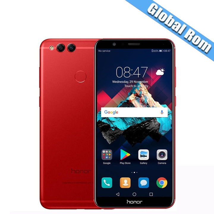 Refurbished Huawei Honor 7X 4G+32/64/128G 5.93&quot; Full Screen  Mobile Phone Dual Rear Cameras 3340mAh