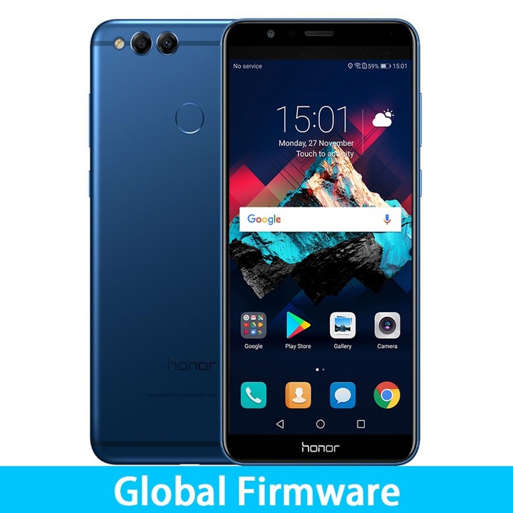 Refurbished Huawei Honor 7X 4G+32/64/128G 5.93&quot; Full Screen  Mobile Phone Dual Rear Cameras 3340mAh