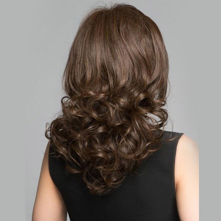 Long Body Wave Lace Front Human Hair Wigs Oblique Fringe Hair Brazilian Remy Hair Wigs