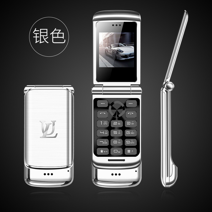 Smalllest Flip Phone Ulcool V9 1.54nch Small Screen Dialer FM Radio Anti-lost Super Mini  Phone