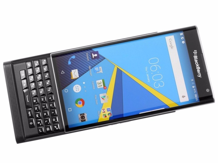 Refurbished Original BlackBerry Priv 5.4&apos; Cellphone Android OS 3GB RAM 32GB ROM 18MP  Cellphone