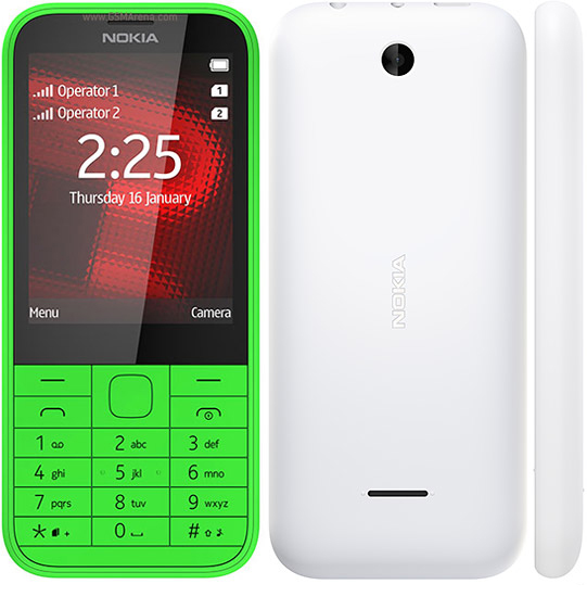 Refurbished Original Nokia 225  2.8 Inches 2MP Camera 2G GSM FM Bluetooth Mp3 Player Cellphone