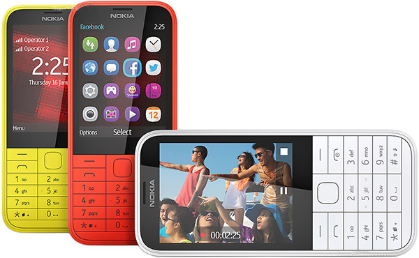 Refurbished Original Nokia 225  2.8 Inches 2MP Camera 2G GSM FM Bluetooth Mp3 Player Cellphone