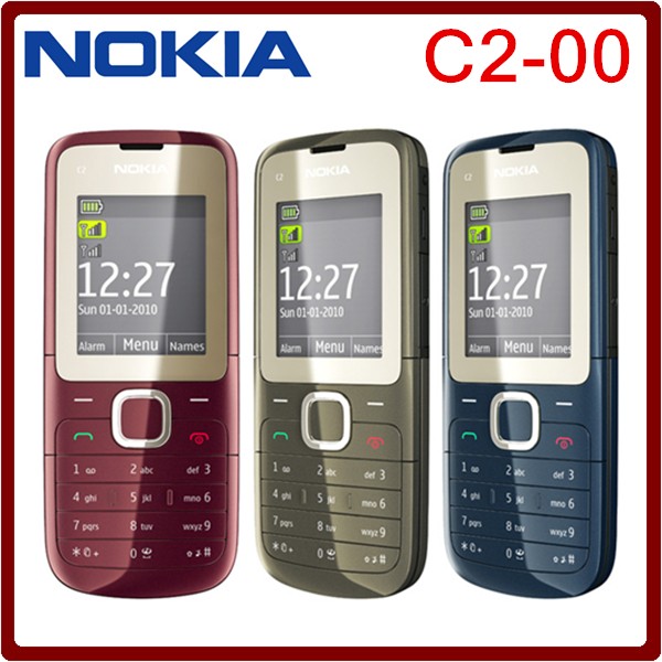 Refurbished phone NOKIA C2-00 C2 dual SIM Card Phone Unlocked FM Bluetooth