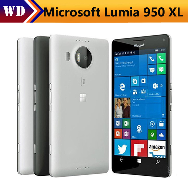 Refurbished Microsoft Lumia 950 XL Single Sim  Mobile Phone  GSM 5.7inch 20MP 3GB RAM 32GB ROM 3340mAh