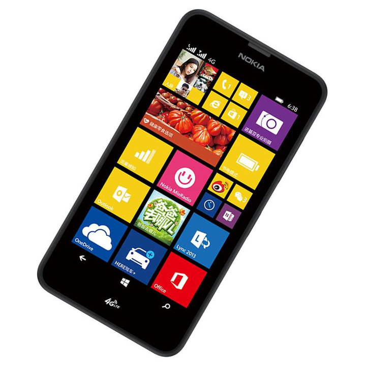Refurbished Nokia Lumia 638 Unlocked 4G Quad Core 4.5&quot; 5MP 1GB +8G  1830 mah Windows Smartphone