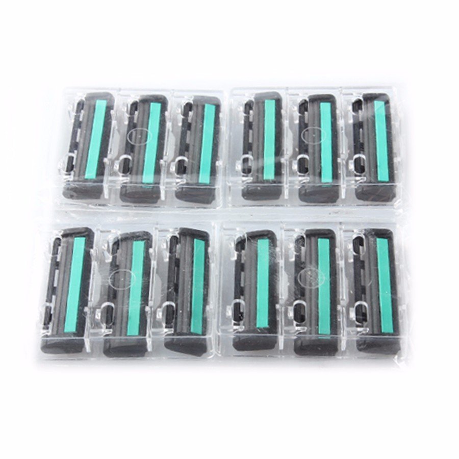 1 Razor Holder + 30 Pcs Two Layer Blade Men Safety Handle Shaving Razor