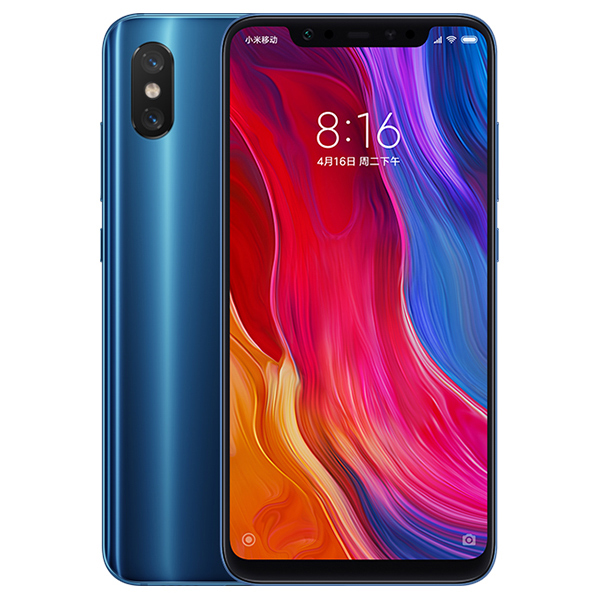 Refurbished Xiaomi Mi 8  6.21&quot; 6GB +64/128/256GB  12MP+20MP 4G SmartPhone Mi8 3400mAh  2248*1080 FHD+