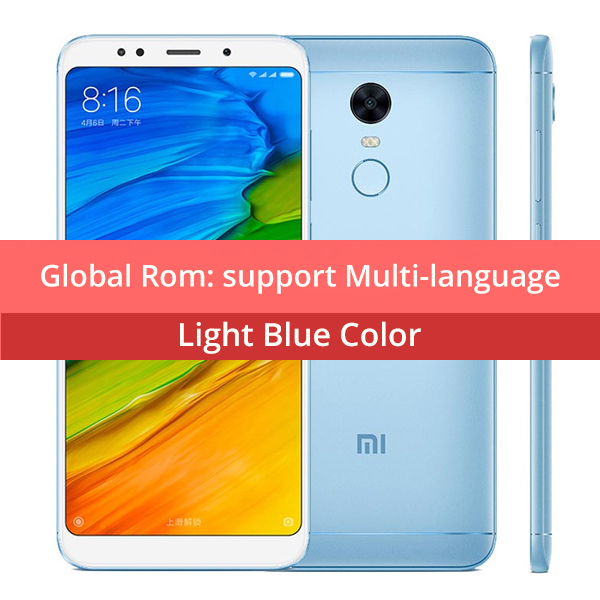 Refurbished  Xiaomi Redmi 5 Plus 5.99&quot; 18:9 Snapdragon 625 Octa Core MIUI9 3GB 32GB 4G LTE Smartphone Touch ID