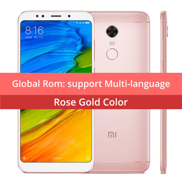 Refurbished  Xiaomi Redmi 5 Plus 5.99&quot; 18:9 Snapdragon 625 Octa Core MIUI9 3GB 32GB 4G LTE Smartphone Touch ID