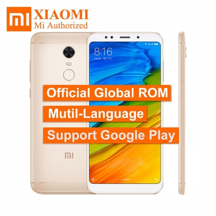 Refurbished  Xiaomi Redmi 5 Plus 5.99&quot; 18:9 Snapdragon 625 Octa Core MIUI9 3GB 32GB 4G LTE Smartphone Touch ID