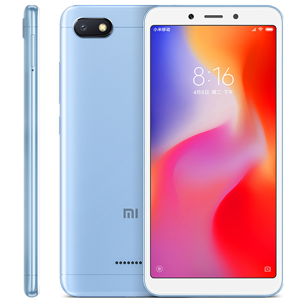 Refurbished XIAOMI Redmi 6A 2G+16G 5.45&apos;&apos; full screen 13mp +5mp  3000MAh Android 8.1 smartphone