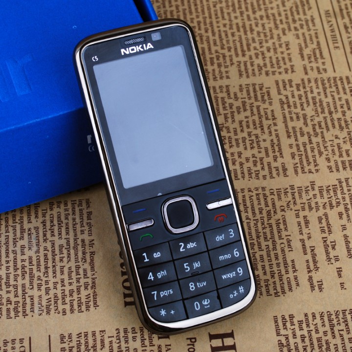 Refurbished phone Nokia C5 C5-00 Cell phones GSM 3G 3Mp Camera FM GPS Bluetooth