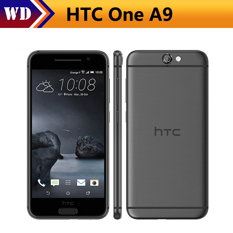 Refurbished HTC One A9 4G LTE Mobile Phone 5.0&quot; 13.0MP 2GB+16GB/32GB Android 6.0 HTC A9 Fingerprint