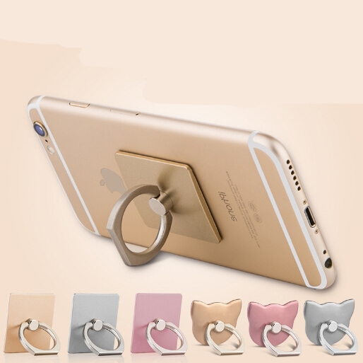10pcs 360 Degree Finger Ring Grip Mobile Phone Tablets Holder Stand Holder Back Cover 40*35*7mm