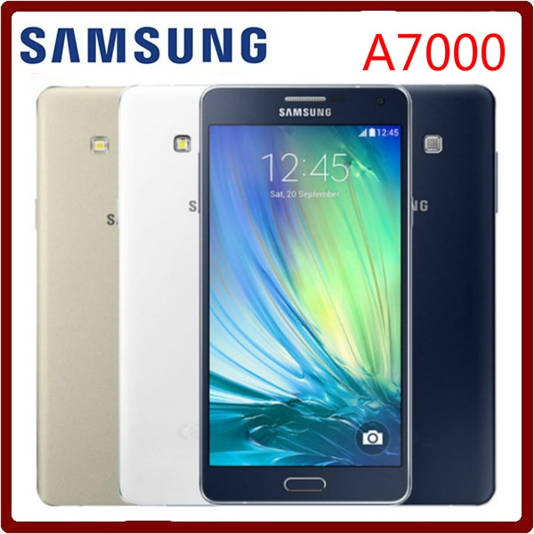 Refurbished Samsung Galaxy A7 A7000 Mobile phone 2G RAM 16G ROM 13MP Camera 5.5&apos;&apos; dual sim LTE WCDMA