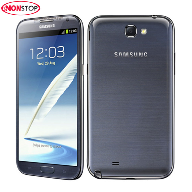 Refurbished Samsung Galaxy Note 2  5.5 inch Smartphones 2GB RAM 16GB ROM 3G NFC Mobile Phones
