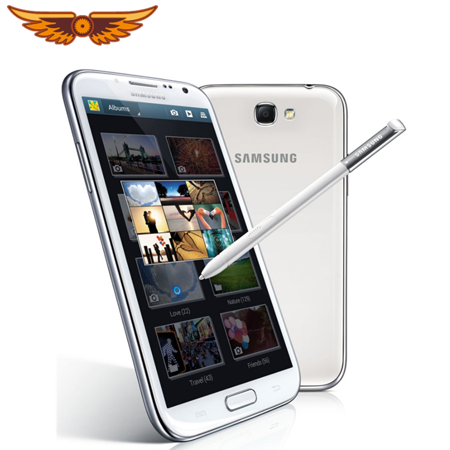 Refurbished Samsung Galaxy Note 2  5.5 inch Smartphones 2GB RAM 16GB ROM 3G NFC Mobile Phones