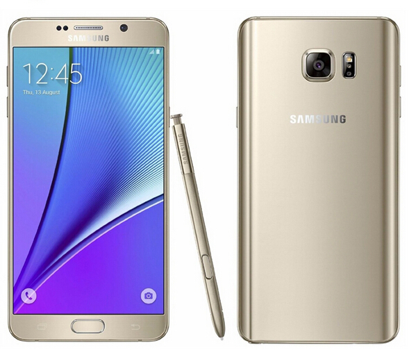 Refurbished Samsung Galaxy Note 5 4G LTE Mobile Phone Core 5.7&apos;&apos; 16.0MP 4GB RAM 32GB ROM Smartphone