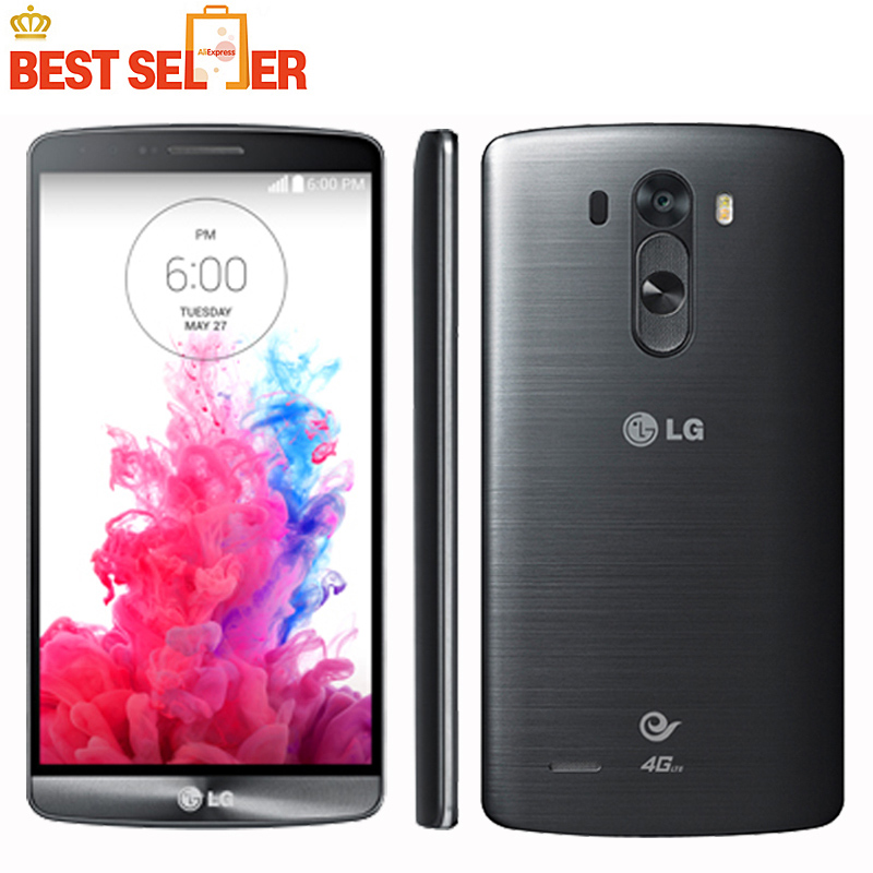 Refurbished LG G3 4G Smartphones Android Quad-core 5.5 inch 13MP Camera WIFI GPS Mobile Phones