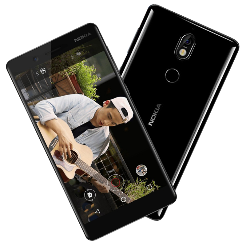 Refurbished Nokia 7 4+64G Dual sim 16.0 MP camera Android 7.1 5.2&apos;&apos;  wifi GSM/WCDMA/LTE smartphone