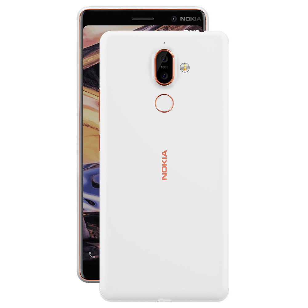 Refurbished Nokia 7 Plus Smartphone 6.0&apos;&apos; 4/6+64GB 13MP+16MP Mobile Phone 3800mAh 4G NFC Cellphone