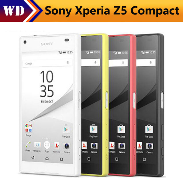 Refurbished phone Sony Xperia Z5 Compact Z5 mini  2GB RAM 32GB ROM Android  1280P  23MP smartphone