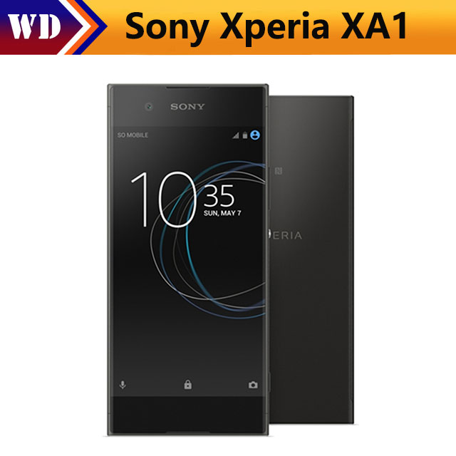 Refurbished Sony Xperia XA1 3GB+32GB 5.0 inch Android 23MP 4G LTE SmartPhone GPS Mobile phone