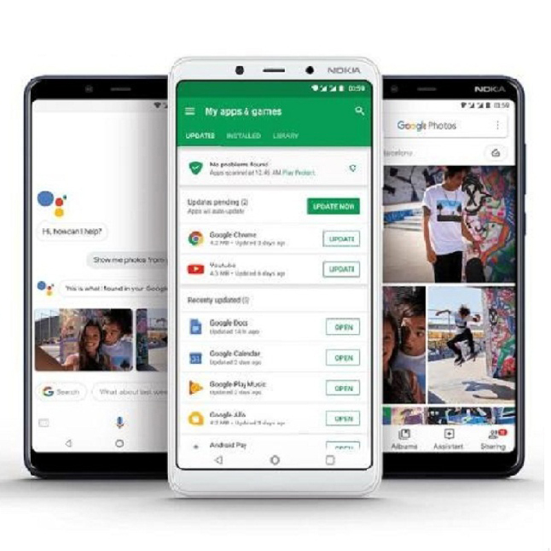 Refurbished NOKIA 3.1 Plus 6 inch IPS RAM 3GB ROM 32GB Dual SIM  3500mAh 4G Octa-core Mobile Phone
