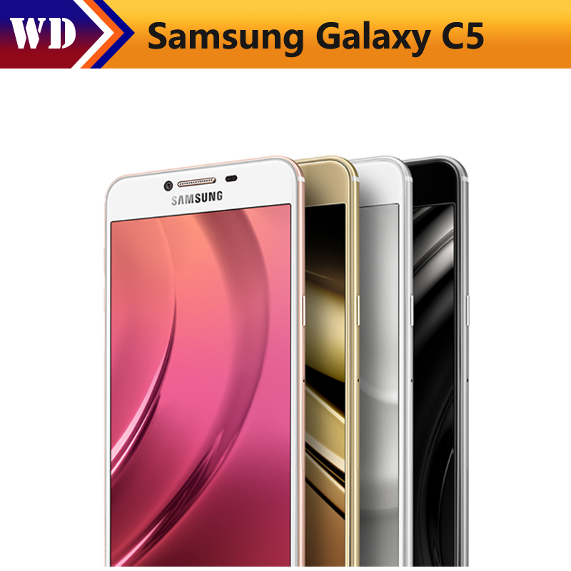 Refurbished phone Samsung Galaxy C5 5.2 inch 4GB RAM 32GB/64GB ROM 16MP 2600mAh Dual SIM smartphone
