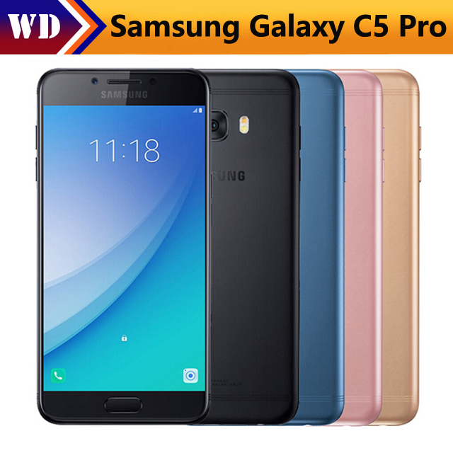Refurbished phone Samsung Galaxy C5 Pro 5.2 inch 4GB RAM 64GB ROM 16MP 2600mAh Dual SIM smartphone