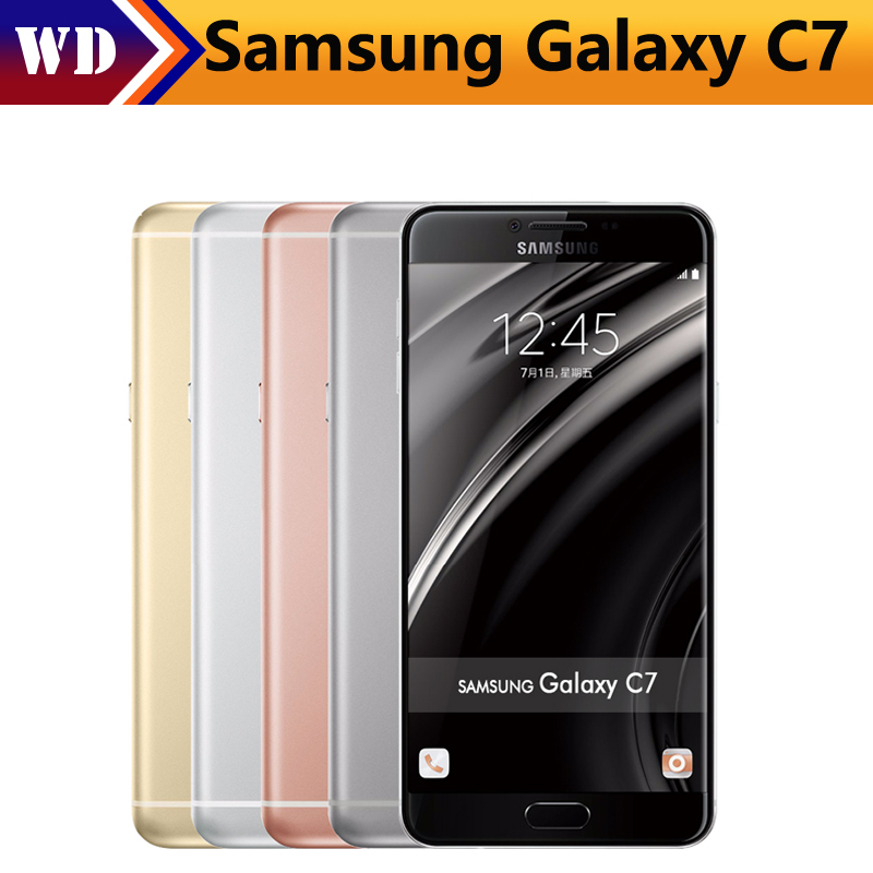 Unlocked Refurbished Samsung Galaxy   5.7&quot;  C7 4G LTE  4GB RAM 32/64GB ROM16.0MP Dual SIM smatphone