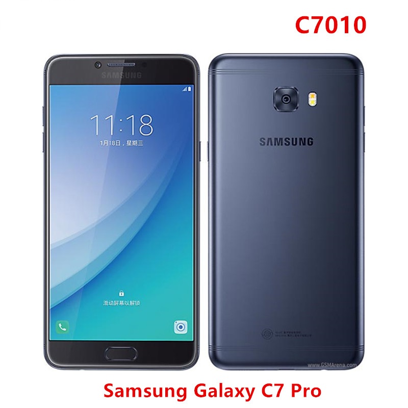Refurbished  Samsung Galaxy C7 Pro 4G RAM 64G ROM Dual Sim 5.7" 3300mAh 16MP 4G LTE Smart Phone