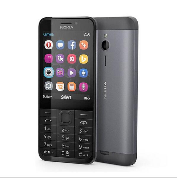 Nokia 230 GSM 2.8 inch 2MP QWERTY Keyboard Refurbished Mobile Phone