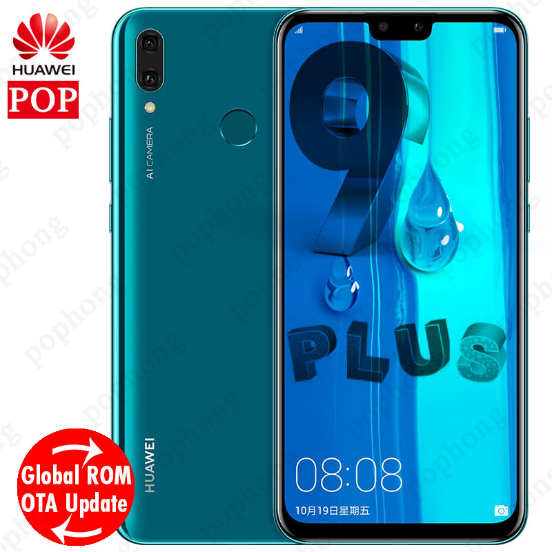 Refurbished Global ROM Huawei Y9 2019 Enjoy 9 plus Smartphone 6.5&apos;&apos; 16MP+13MP 4000mAh 4*Camera