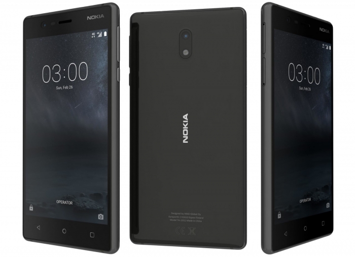Refurbished phone Unlocked  Nokia 3 2gb+16gb  Single SIM Card Android 7.0  8MP