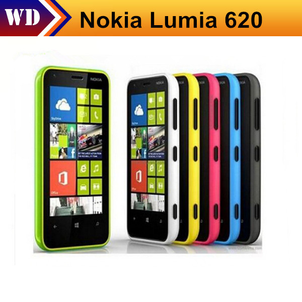 Certified Refurbished Nokia Lumia 620 Windows Cell Phone Dual-core 8GB ROM  Mobile phone black