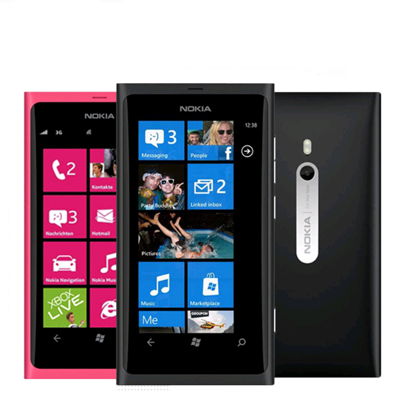 Certified Refurbished Lumia Nokia 800 mobile Phone GPS 3.7&quot; Touchscreen 8.0MP 16GB cell phone