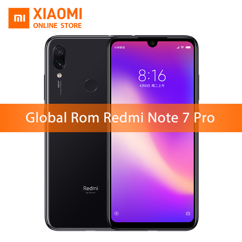 Refurbished Xiaomi Redmi Note 7 Pro 6.3 "'6GB+128GB  4000mAh Water Drop Screen 48+13MP Smartphone