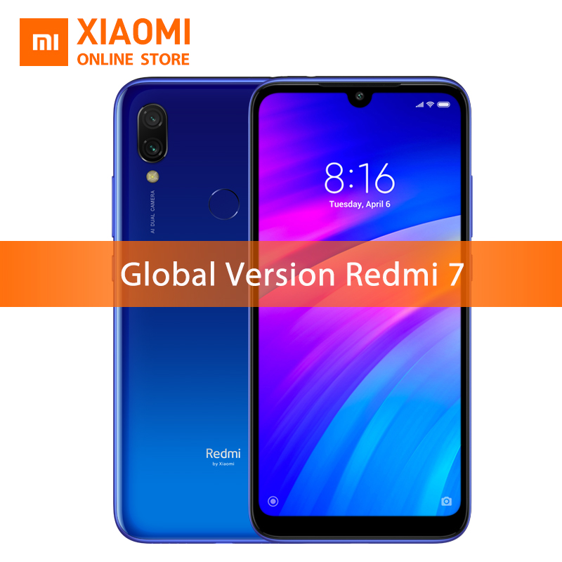 Refurbished Xiaomi Redmi 7 6.26" 3GB +32Gb/4GB +64GB Mobile Phone 12MP Camera 4000mAh Battery