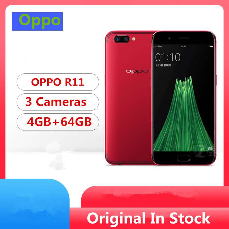 Refurbished  Oppo R11 4G Phone  Android 8.1 5.5&quot; 4GB RAM 64GB ROM 20.0MP Fingerprint