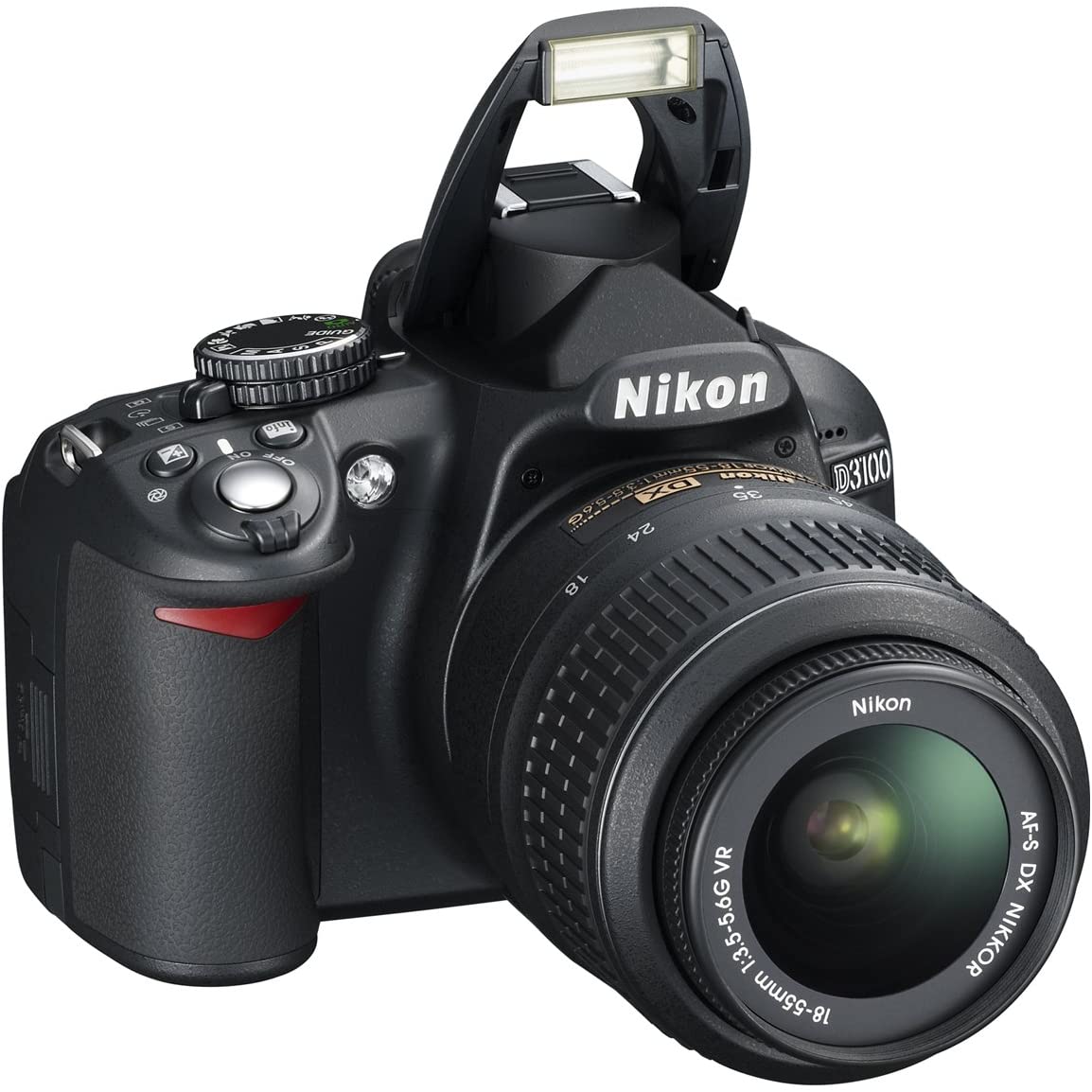 Nikon D3100 DSLR Camera with 18-55mm Lens-Household package 99% New Used