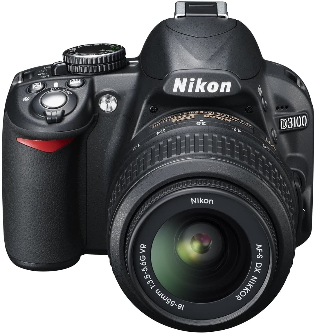 Nikon D3100 DSLR Camera with 18-55mm Lens-Household package 99% New Used