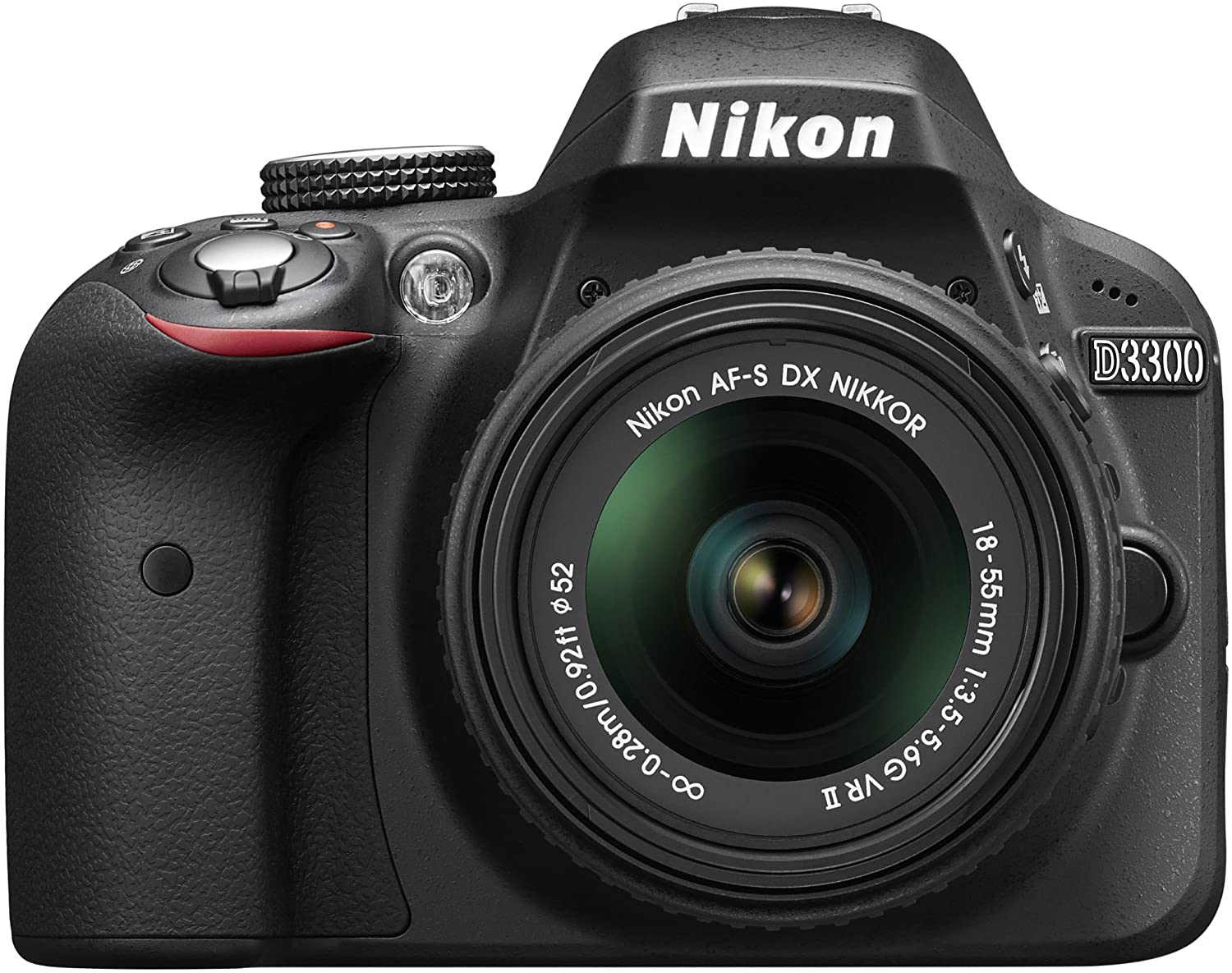 Nikon D3300 24.2 MP CMOS Digital SLR with Auto Focus-S DX Nikkor 18-55mm 99% New Used